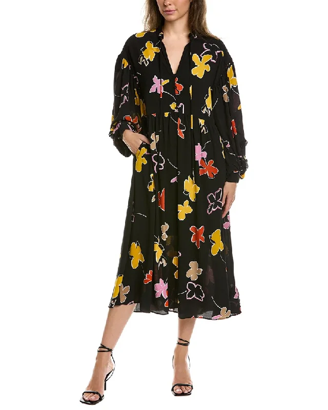 Ted Baker Yviee Midi Dress Stylish Wraparound Midi Dress