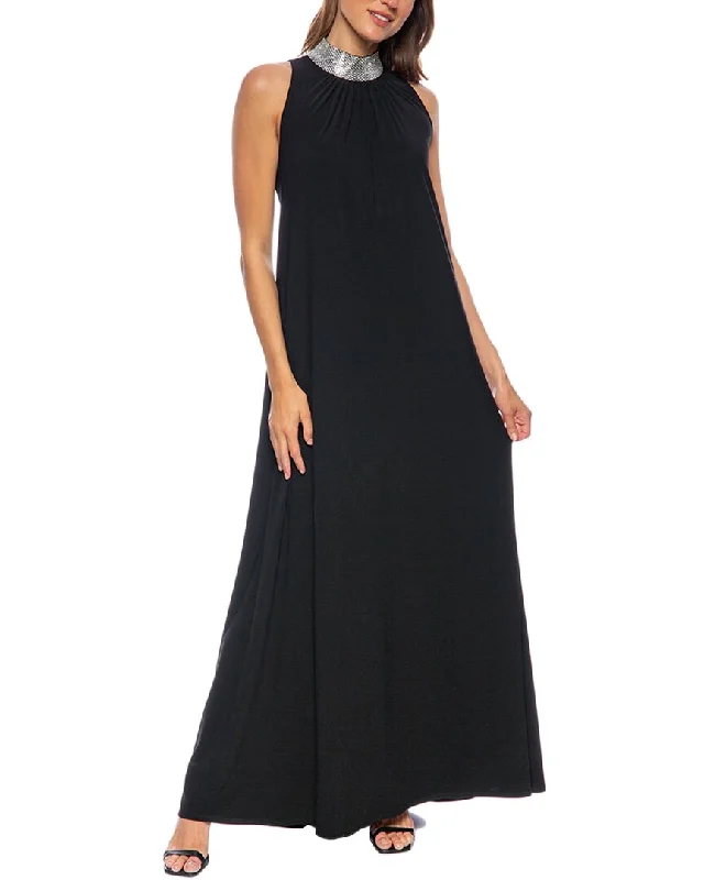 MARINA Maxi Dress Stylish Maxi Dress with Pleats