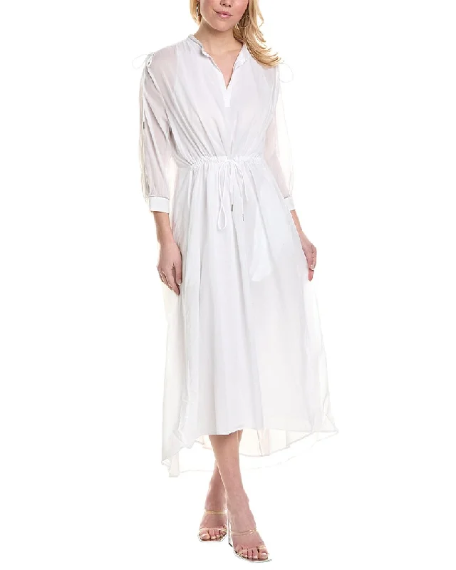 Peserico Maxi Dress Chic Button-Up Maxi Dress