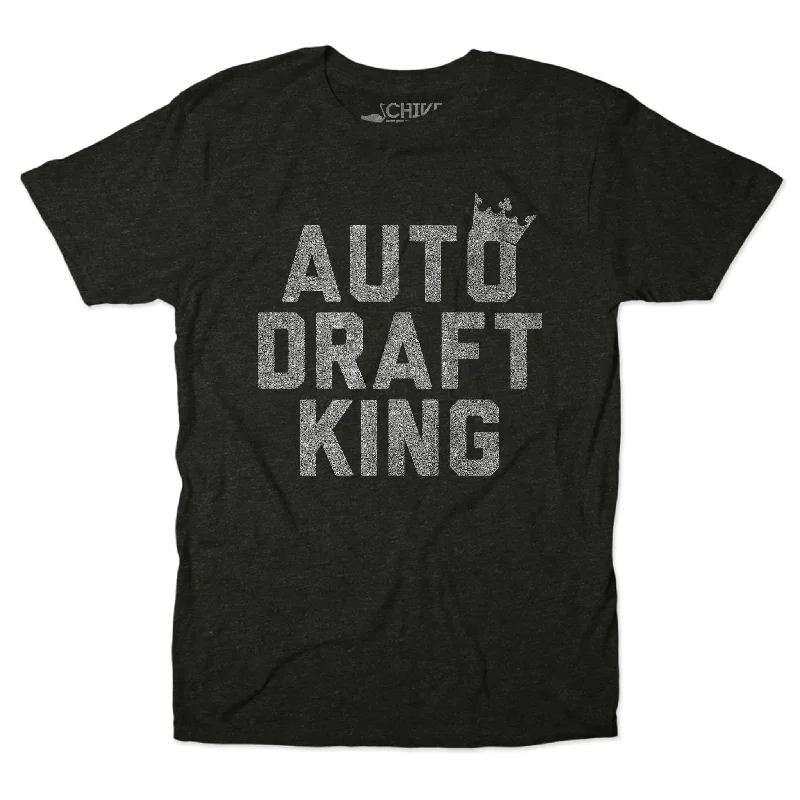 Auto Draft King Unisex Tee Thin T-Shirt Open Front Quick Dry