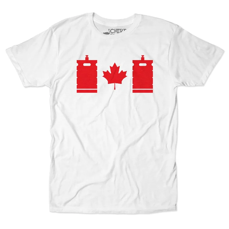 Canadian Kegger Tee Cozy Warm Stylish