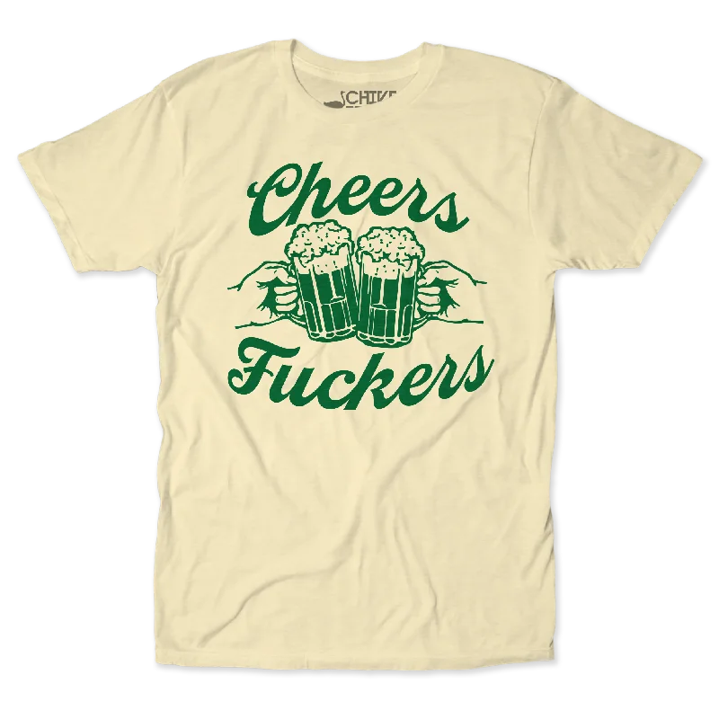 Cheers F*ckers Unisex Tee Mesh Canvas Denim