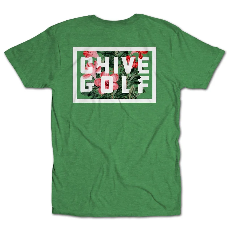 Chive Golf Azaleas Unisex Tee Polka Dot Checkered Tartan