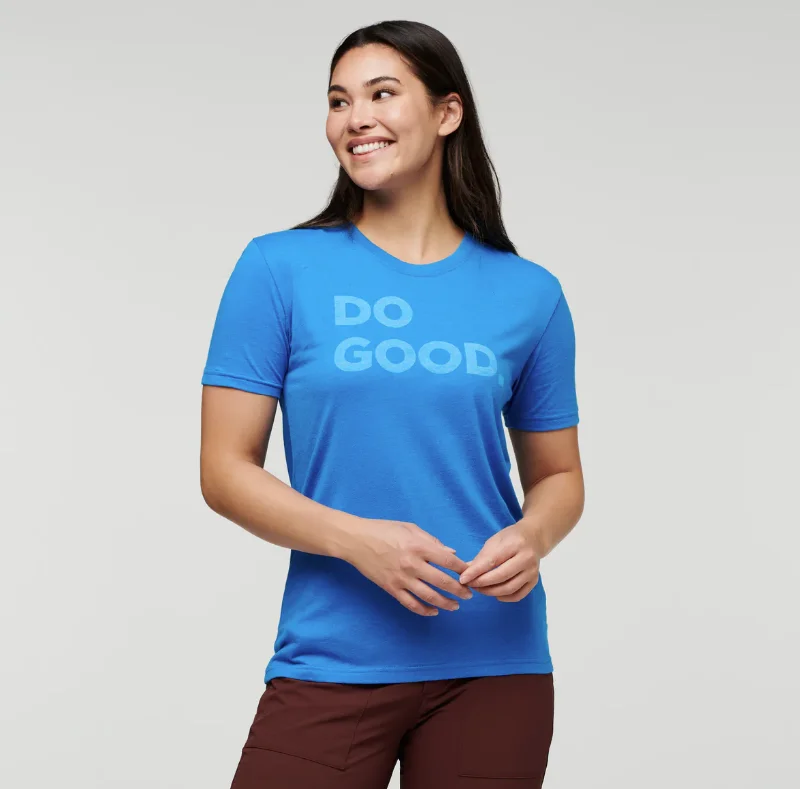 Cotopaxi: Women's Do Good T-Shirt Collared T-Shirt Boat Neck A-Line