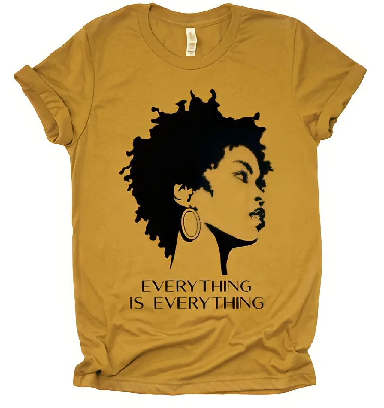 Everything is Everything T-Shirt Solid Print Embellished