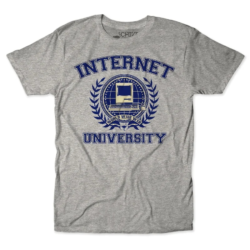 Internet University Unisex Tee Real Fur Shearling Chenille