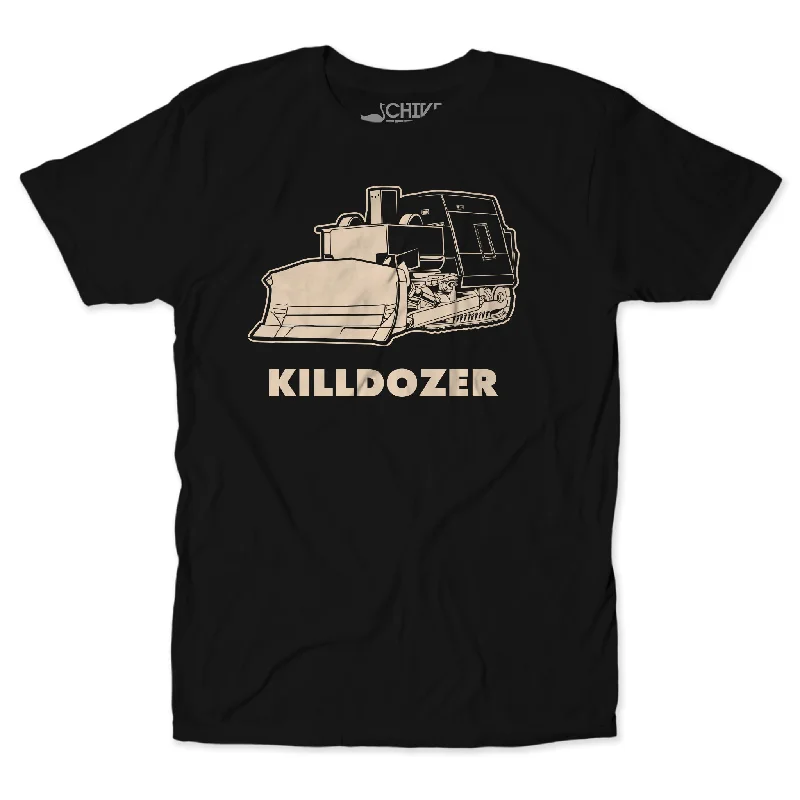 Killdozer Unisex Tee Graphic Embroidered Appliqued