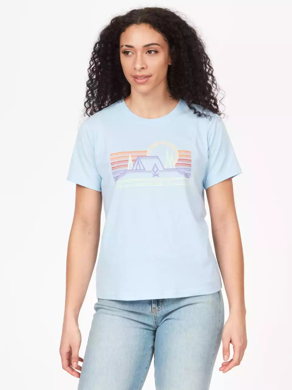 Marmot: Women's Bivouac Short Sleeve Tee Print Jacquard Patchwork