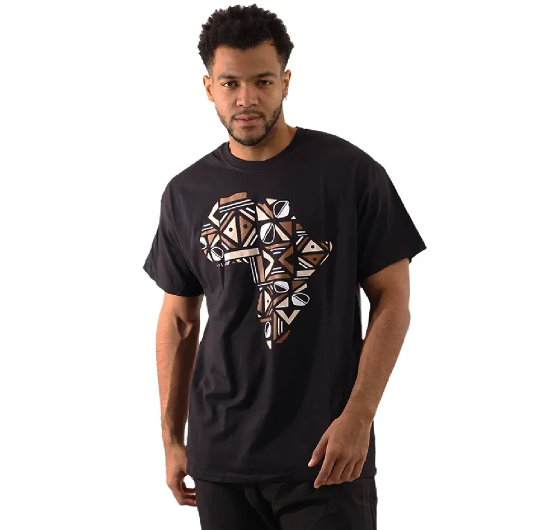 Mud Print Africa T-shirt (Unisex) Chenille Blend Fleece Blend Nylon Blend