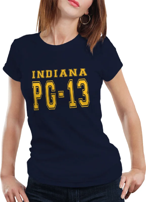 PG-13 George Indiana Girl's T-Shirt (Navy Blue) Elasticated Padded Insulated