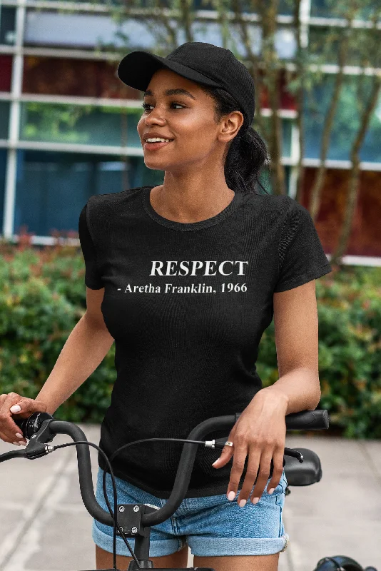 Respect T-shirt - Black Modern Contemporary Chic