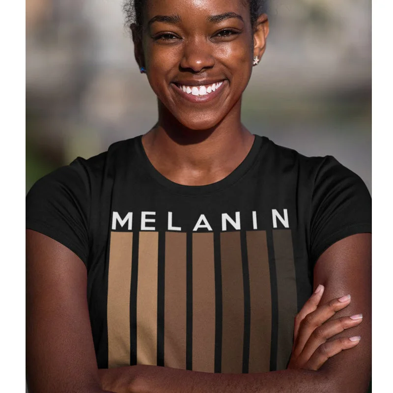 Shades of Melanin T-Shirt  (Unisex) Cashmere Blend Cotton Blend Poly Blend