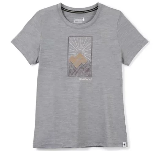 Smartwool - Women's Merino Sport Alpine Start Short Sleeve Graphic Tee Chenille Brocade Lace