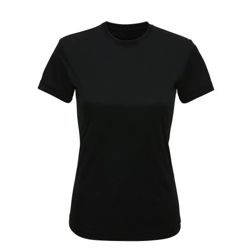 TriDri | Tri Dri Womens/Ladies Performance Short Sleeve T-Shirt Silk Blend Satin Velvet