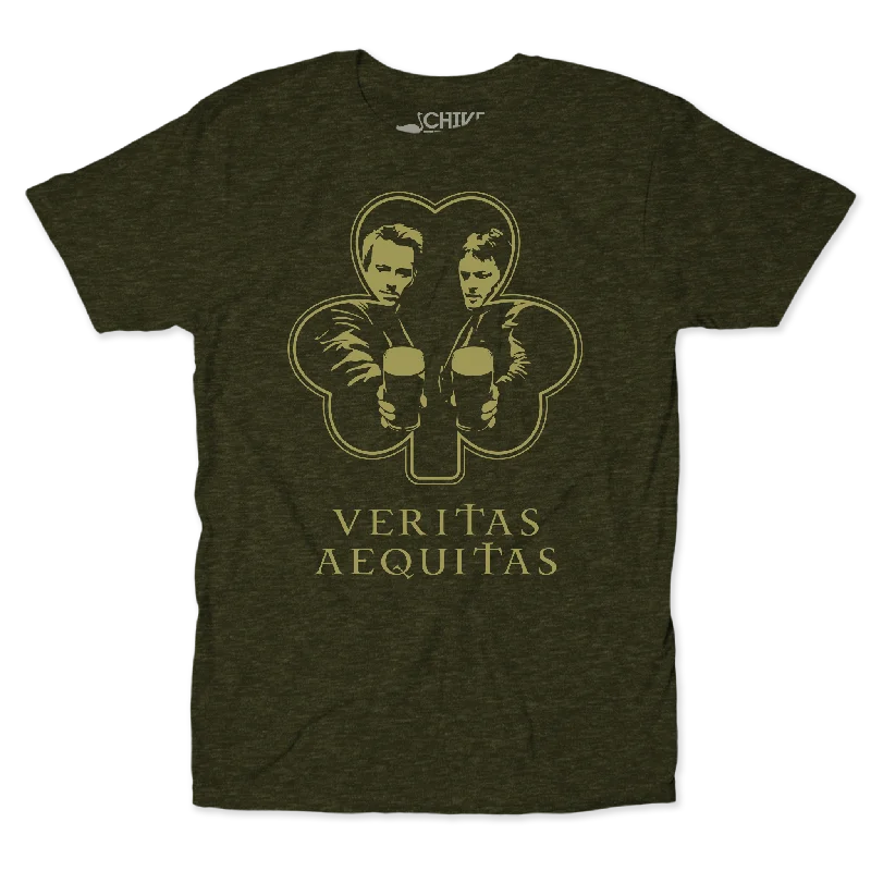 Veritas Aequitas V2 Unisex Tee Boxy Fit Fitted Loose