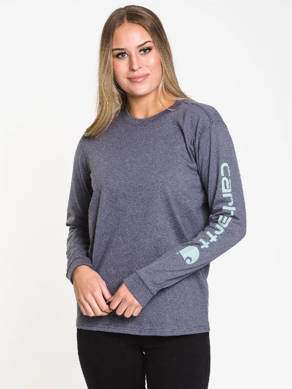 CARHARTT SLEEVE LOGO LONG SLEEVE T-SHIRT - CLEARANCE Casual Formal Business