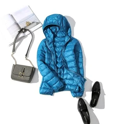 Blue/Hooded