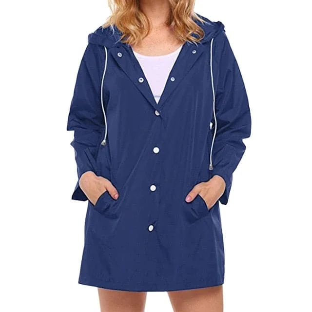 Blue Rain Coat