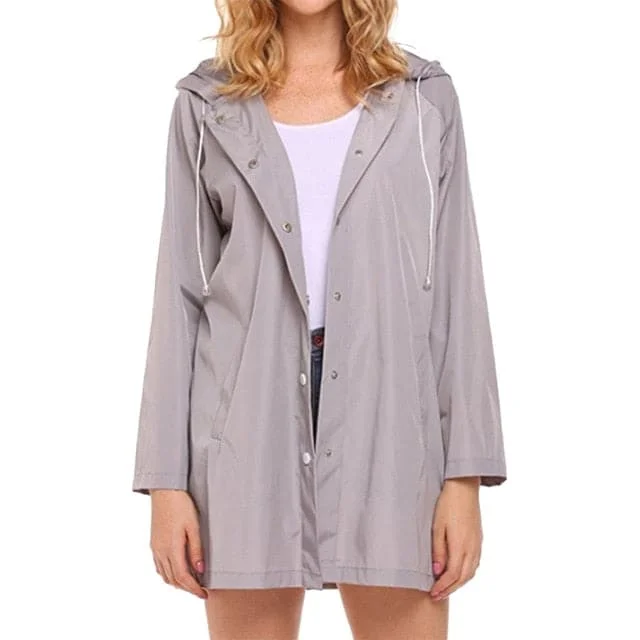 Gray Rain Coat