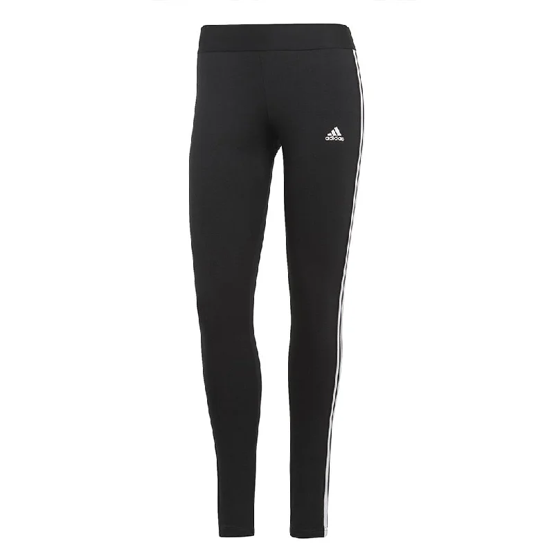 adidas - Women's Essentials 3 Stripes Leggings (GL0723) Comfortable Ribbed Waistband Leggings