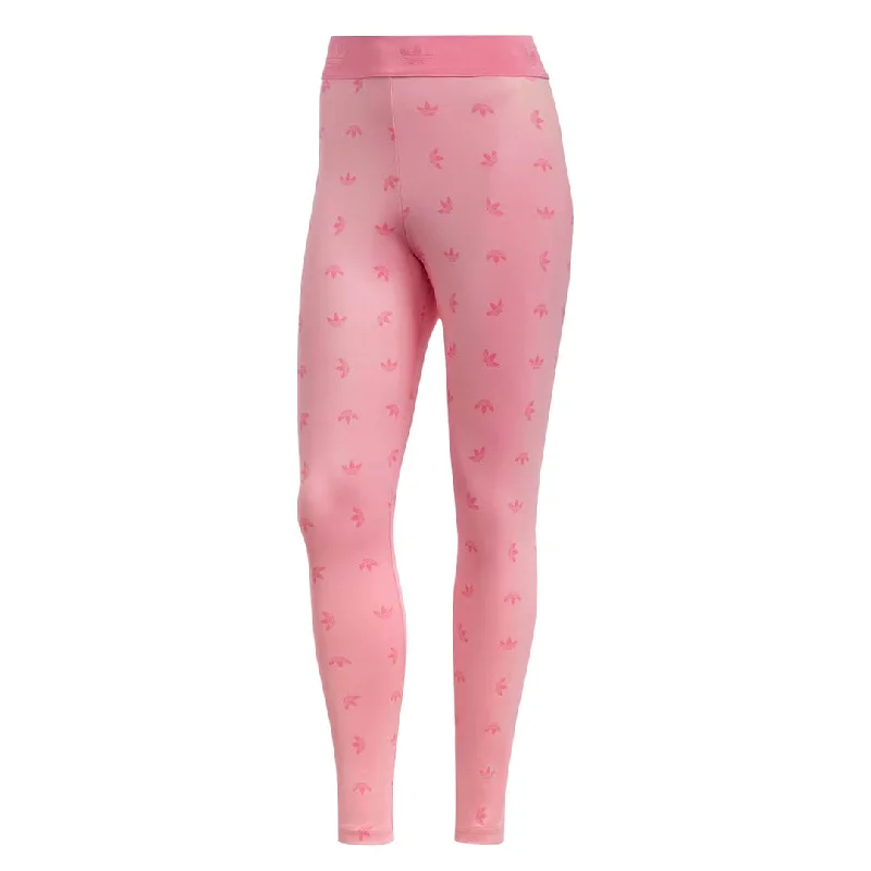 adidas - Women's 7/8 High Waist All Over Print Leggings (HL9151) Stylish Printed Stretch Leggings