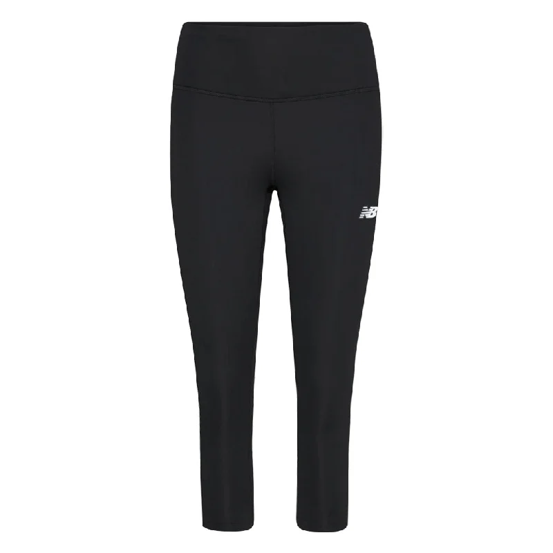 New Balance - Women's Accelerate Capri Leggings (WP23239 BK) Chic Velvet Soft Leggings