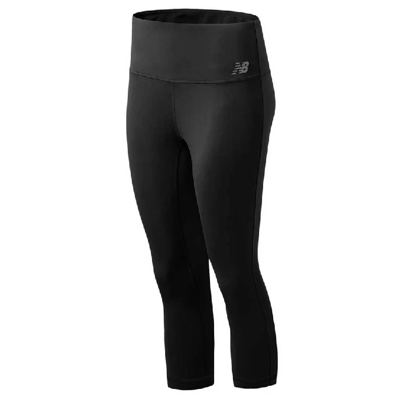 New Balance - Women's Sport High Waist Leggings (WP11460 BK) Elegant Embellished Leggings