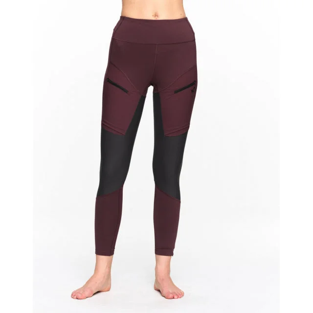 Women's Ane Hiking Leggings Trendy Colorblock Print Leggings