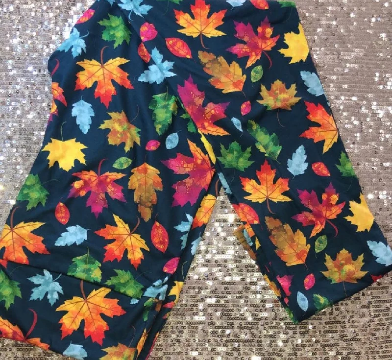 Autum Leaf Leggings Stylish Athletic Wear Leggings