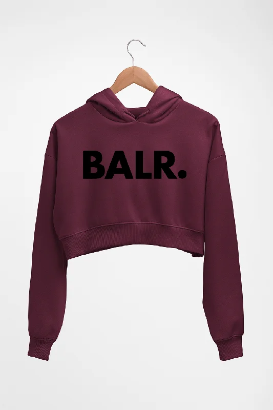 BALR Crop HOODIE FOR WOMEN Hoodie with Longline Fit Extended Stylish