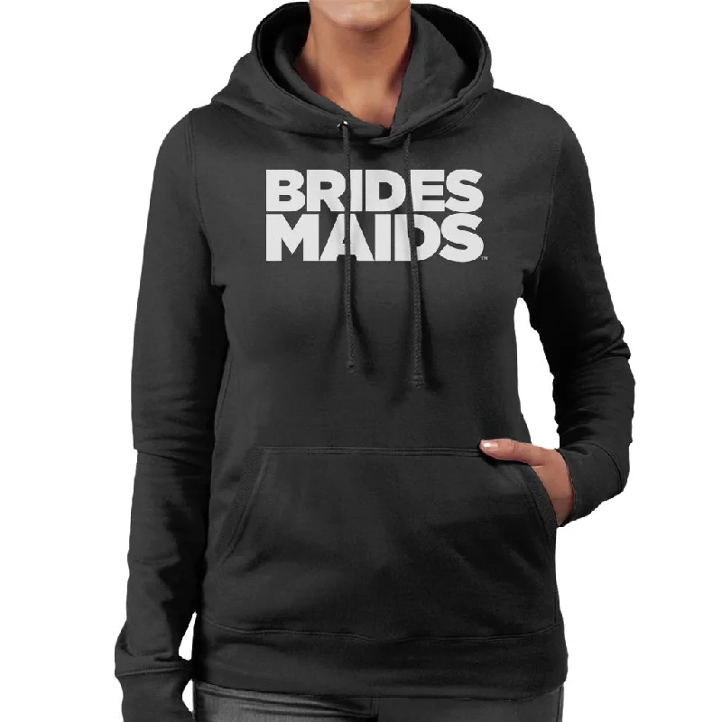 Bridesmaids Logo Bold Women's Hooded Sweatshirt Hoodie with Pocket Utility Practical