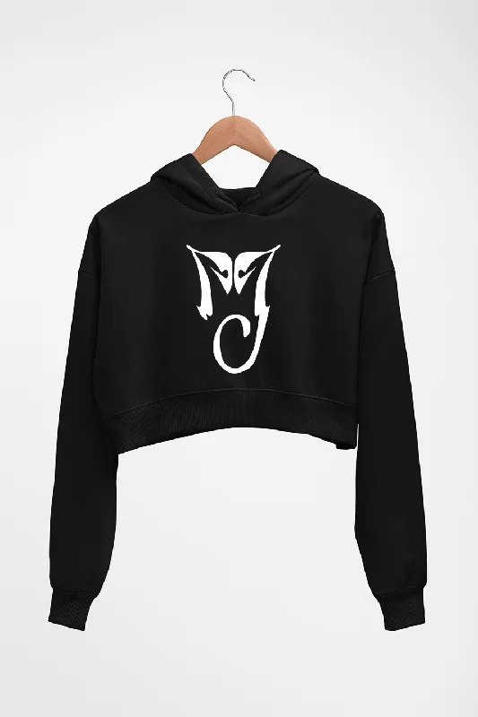 Michael Jackson (MJ) Crop HOODIE FOR WOMEN Hoodie with Oversized Fit Loose Comfortable