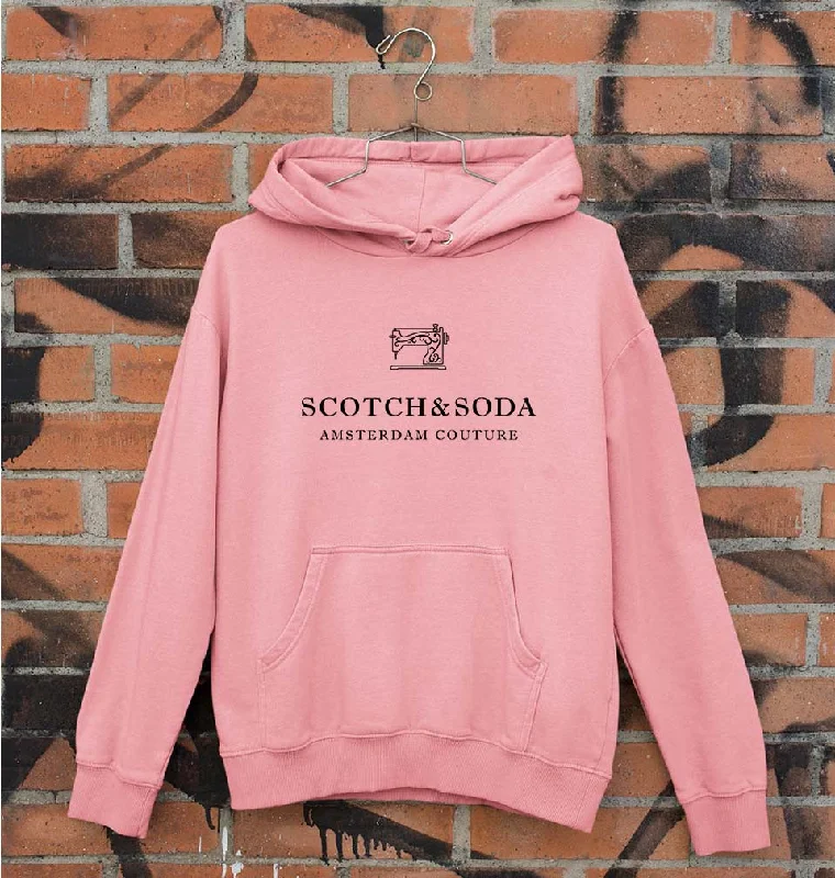 Scotch & Soda Unisex Hoodie for Men/Women Hoodie with Hem Drawcord Adjustable Customizable