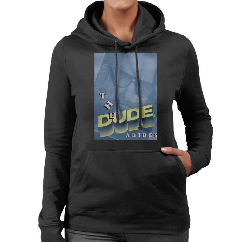 The Big Lebowski The Dude 3D Text Nostalgia Women's Hooded Sweatshirt Hoodie with Typography Text Message