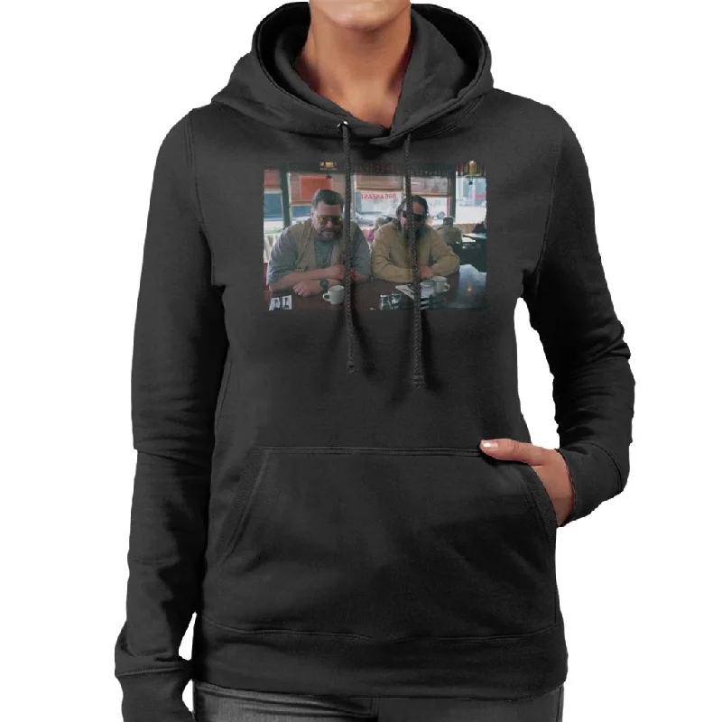 The Big Lebowski The Dude And Walter Coffee Shop Scene Women's Hooded Sweatshirt Hoodie Sweatshirt Pullover