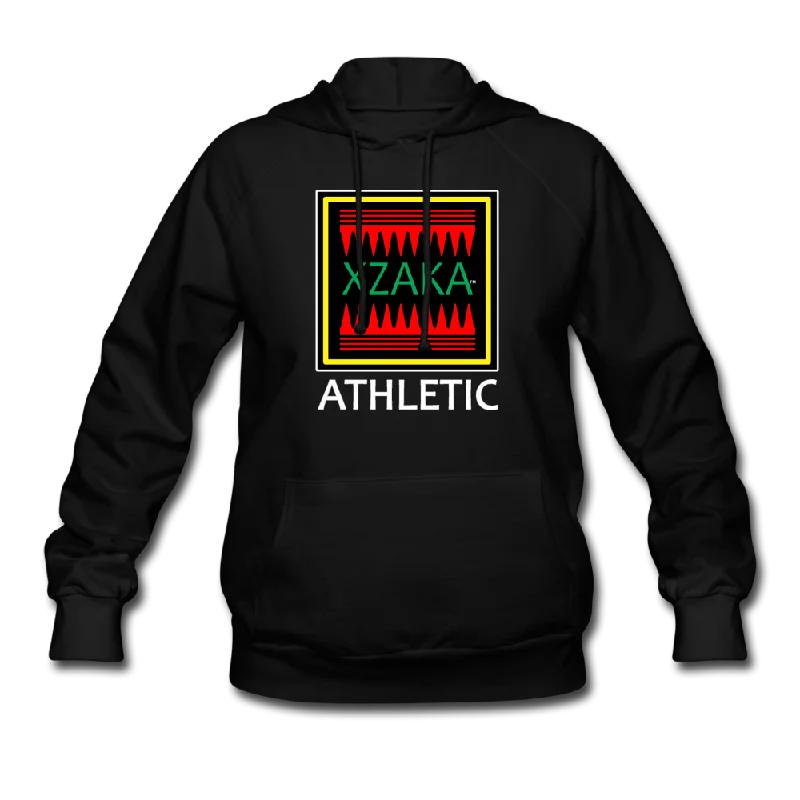 XZAKA Women Athletic Motivational Hoodie - W1278 Hoodie with Sequins Glamorous Eye-catching