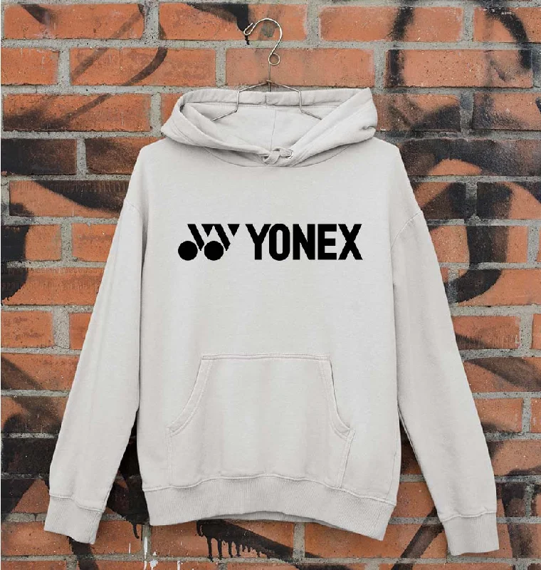 Yonex Unisex Hoodie for Men/Women Hoodie with Hem Embroidery Detailed Premium