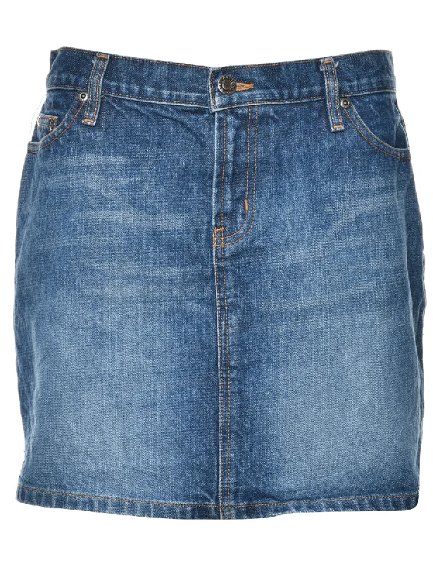 Arizona Denim Skirt - M velvet skirt plush