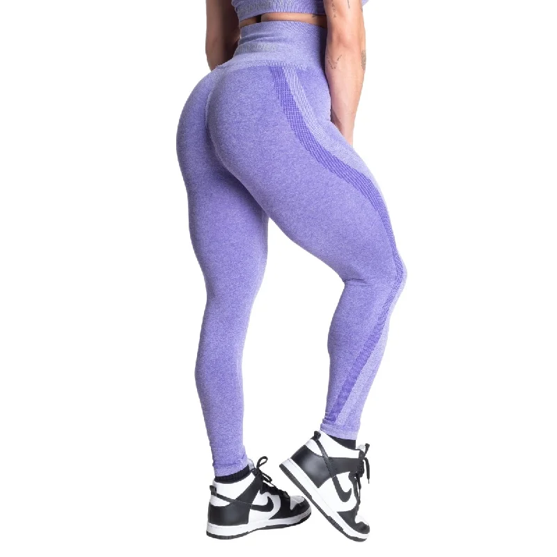 Better Bodies Seamless Curve Scrunch Leggings - Athletic Purple Stylish Capri Leggings