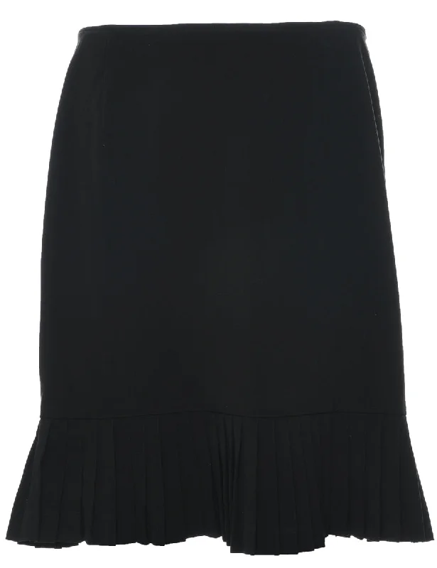 Black Pencil Skirt - M chiffon skirt airy