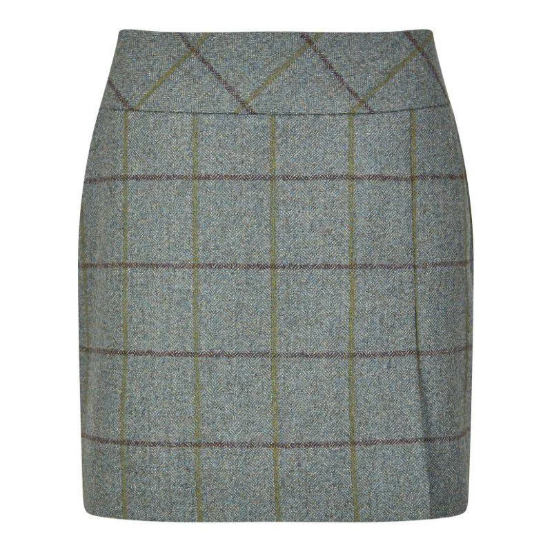 Dubarry Bellflower Tweed Skirt - Sorrel leather skirt bold