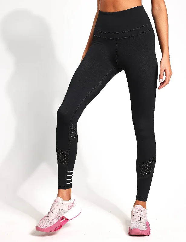 Mahalia Legging - Smoke Black Trendy Sporty Compression Leggings