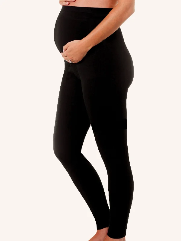 Maternity Support Leggings - Patented Back Support Stylish Patterned Active Leggings