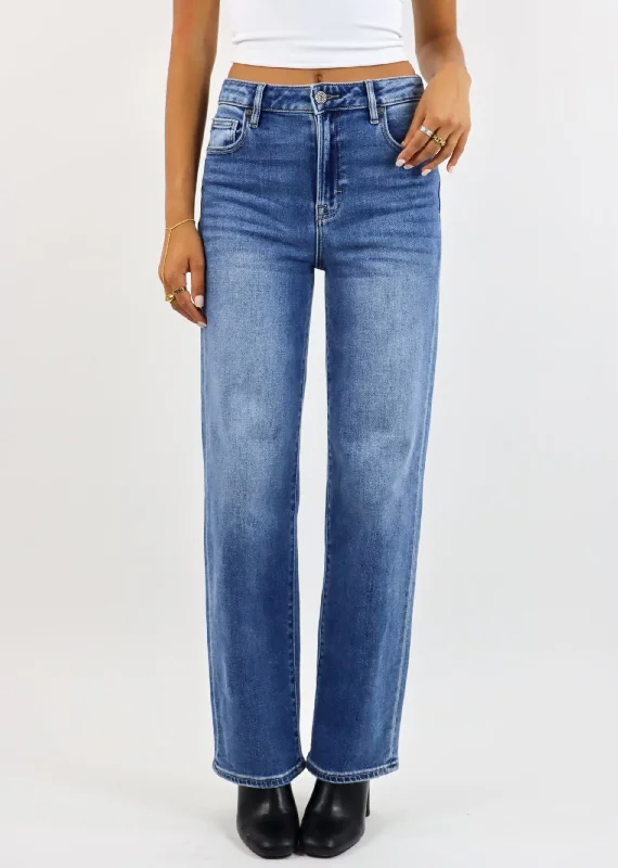 Loving Life Jeans ★ Medium Wash Casual Loose Fit Jeans