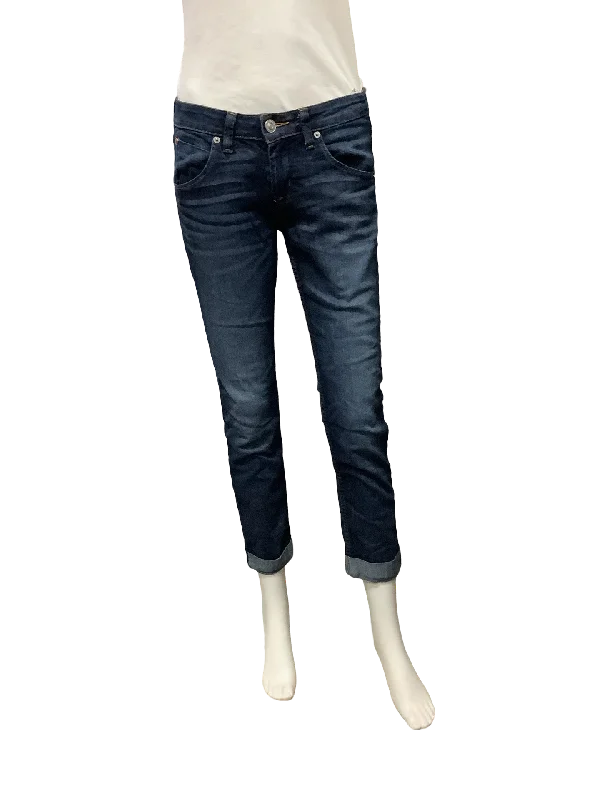 Hudson Jeans Blue Size: 2/26 Casual Straight-Leg Jeans