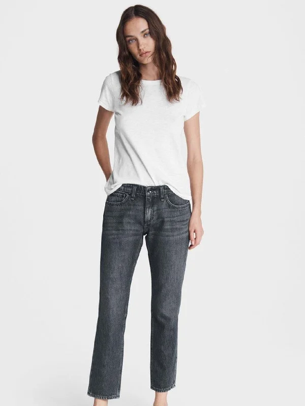 Broken In Denim Dre Low Rise Slim Jeans Casual High-Waisted Bootcut Jeans