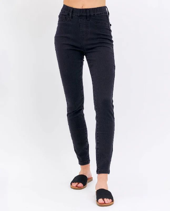 Judy Blue High Waist Skinny Jeans with Shield Pockets Trendy Low-Rise Bootcut Jeans