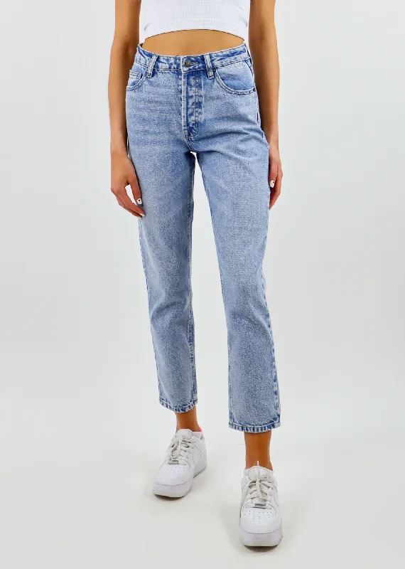 Turn Back Time Straight Leg Jeans ★ Light Wash Elegant Wide-Leg Jeans