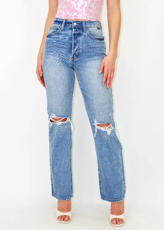 Hear Me Out Jeans ★ Light Wash Casual Distressed Denim Jeans