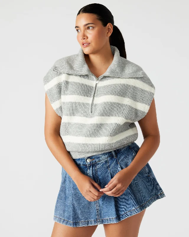 EASTON SWEATER GREY Layered Multi-layer Single Layer